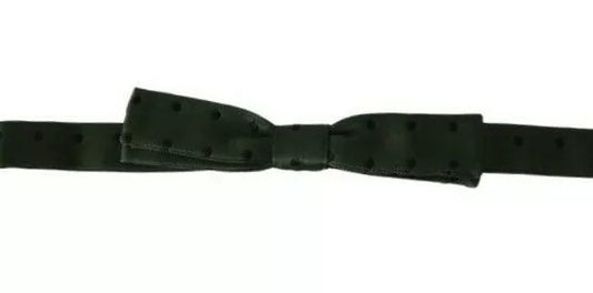 Dolce & Gabbana Green Silk Dotted Mens Necktie Bow Tie – par Dolce & Gabbana | Disponible sur Sandy Store ByNet