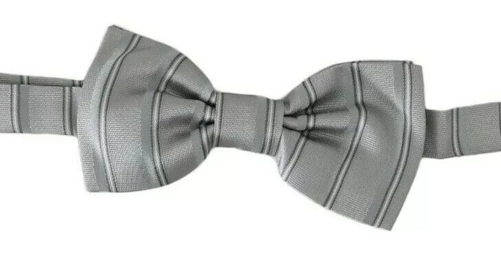 Dolce & Gabbana Light Gray Lining Adjustable Neck Butterfly Bow Tie – par Dolce & Gabbana | Disponible sur Sandy Store ByNet
