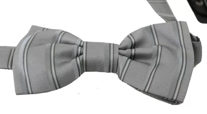 Dolce & Gabbana Light Gray Lining Adjustable Neck Butterfly Bow Tie – par Dolce & Gabbana | Disponible sur Sandy Store ByNet
