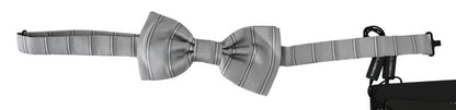 Dolce & Gabbana Light Gray Lining Adjustable Neck Butterfly Bow Tie – par Dolce & Gabbana | Disponible sur Sandy Store ByNet