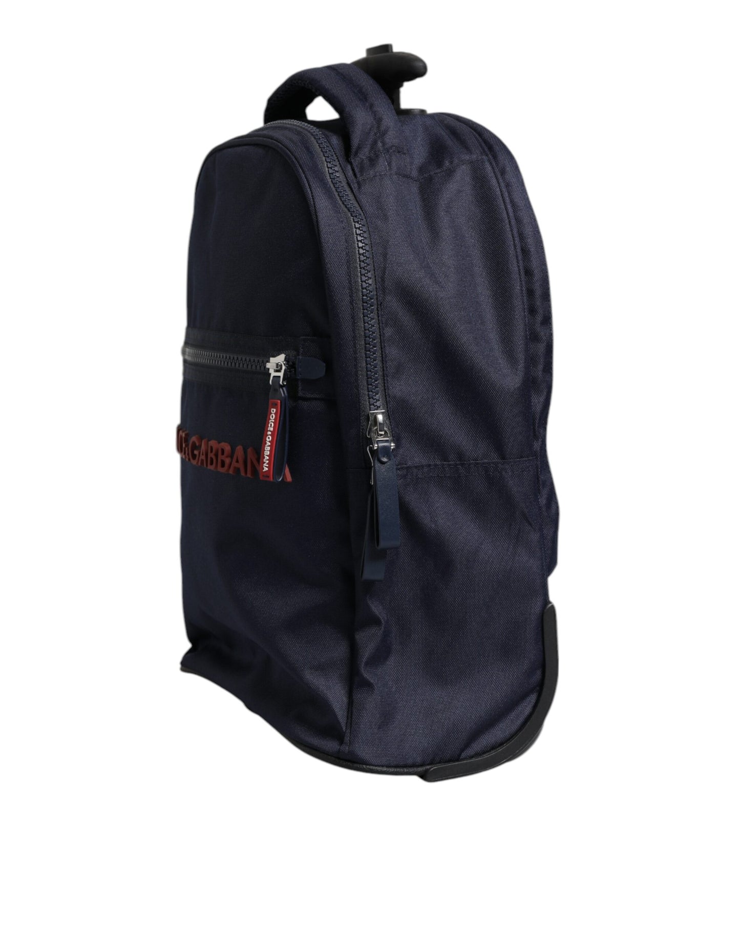 Sac à dos à roulettes Dolce &amp; Gabbana en polyester bleu et rouge pour enfant