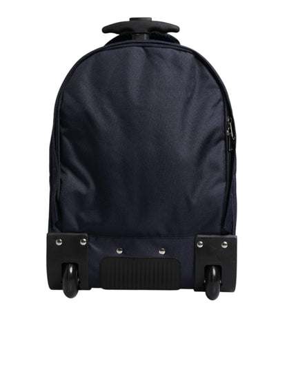 Sac à dos à roulettes Dolce &amp; Gabbana en polyester bleu et rouge pour enfant