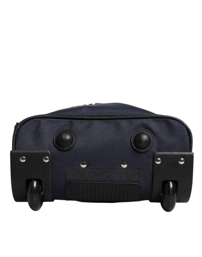 Sac à dos à roulettes Dolce &amp; Gabbana en polyester bleu et rouge pour enfant