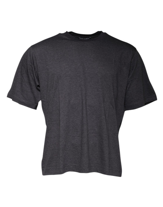 Dolce & Gabbana Dark Gray Crew Neck Short Sleeves T-shirt – IT50 | L par Dolce & Gabbana | Disponible sur Sandy Store ByNet