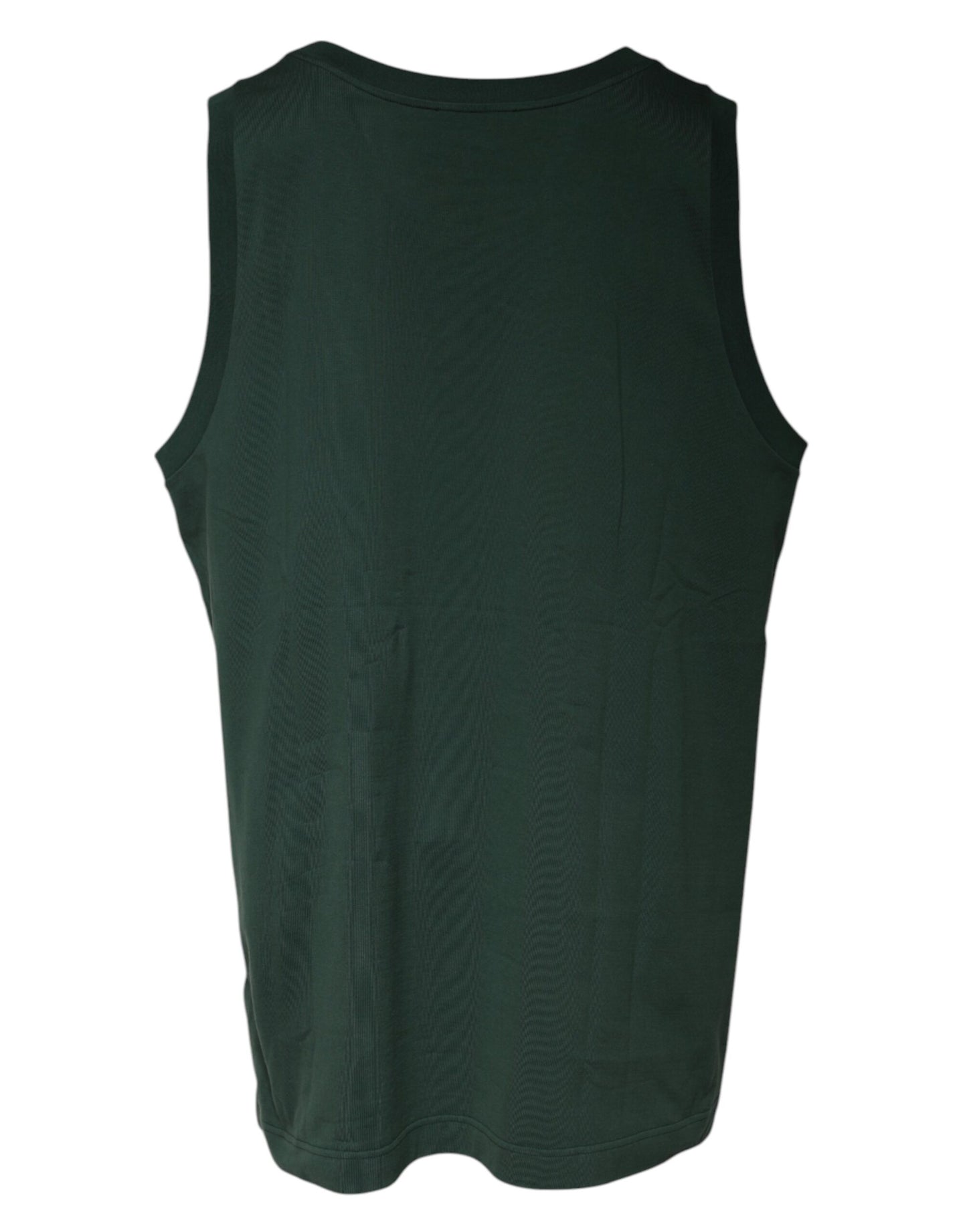 Dolce & Gabbana Green DG Sleeveless Round Neck Tank T-shirt – IT52 | XL par Dolce & Gabbana | Disponible sur Sandy Store ByNet