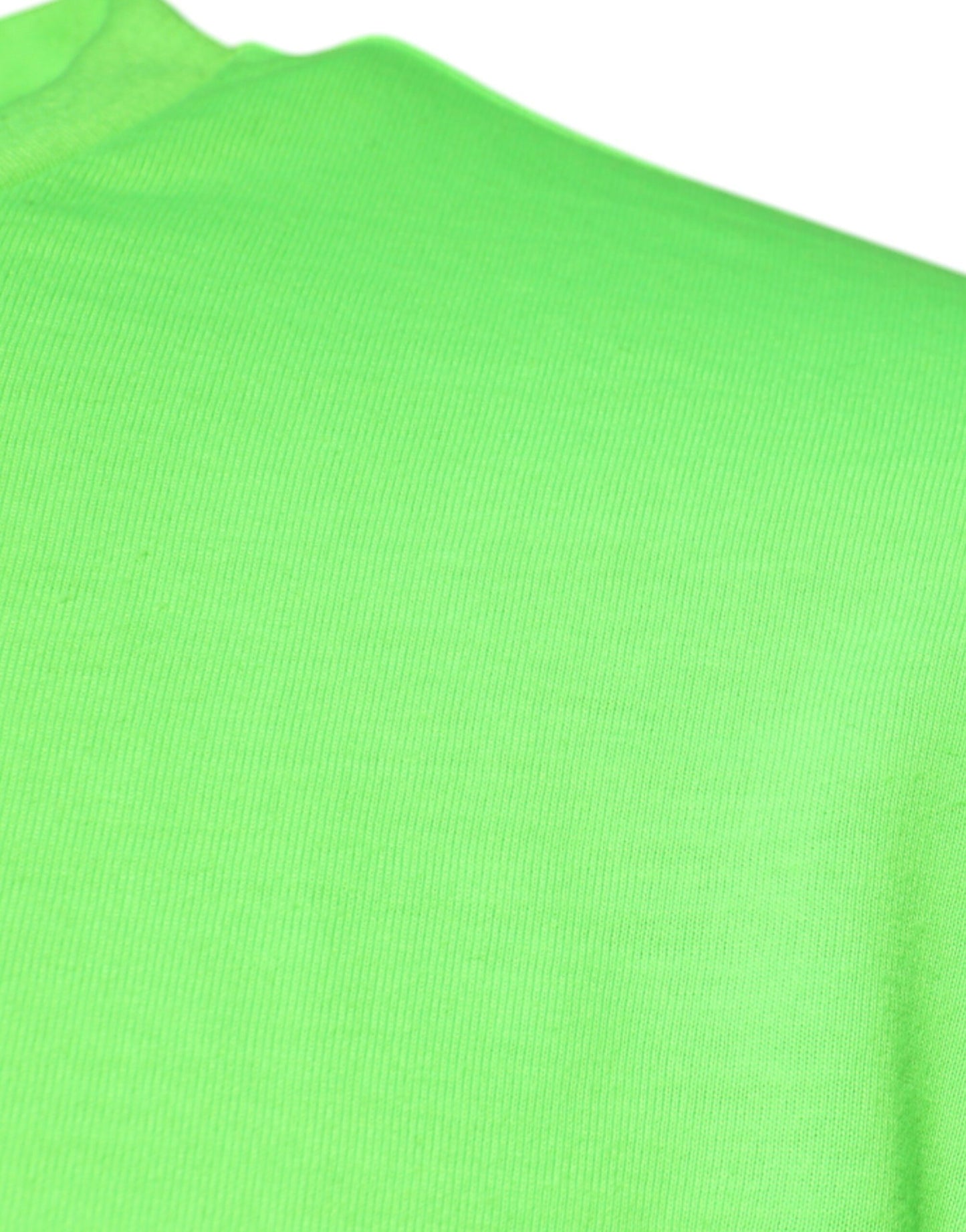 Dolce &amp; Gabbana Green Logo Polyester Crew Neck T-shirt