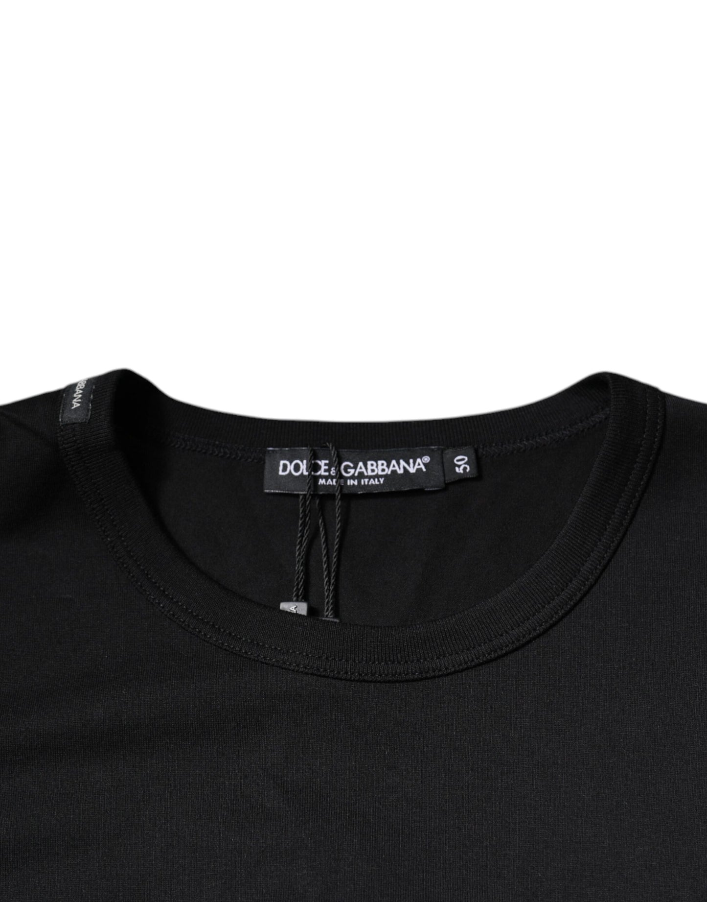 Dolce &amp; Gabbana Blue Crown Crew Neck Short Sleeves T-shirt