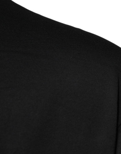 Dolce &amp; Gabbana Black Logo Crew Neck Short Sleeves T-shirt