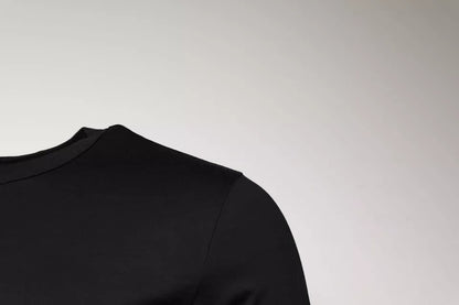 Dolce &amp; Gabbana Black Cotton Crew Neck Short Sleeves T-shirt