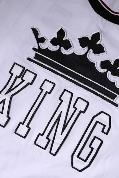 Dolce &amp; Gabbana White Jersey Crew Neck Short Sleeves T-shirt