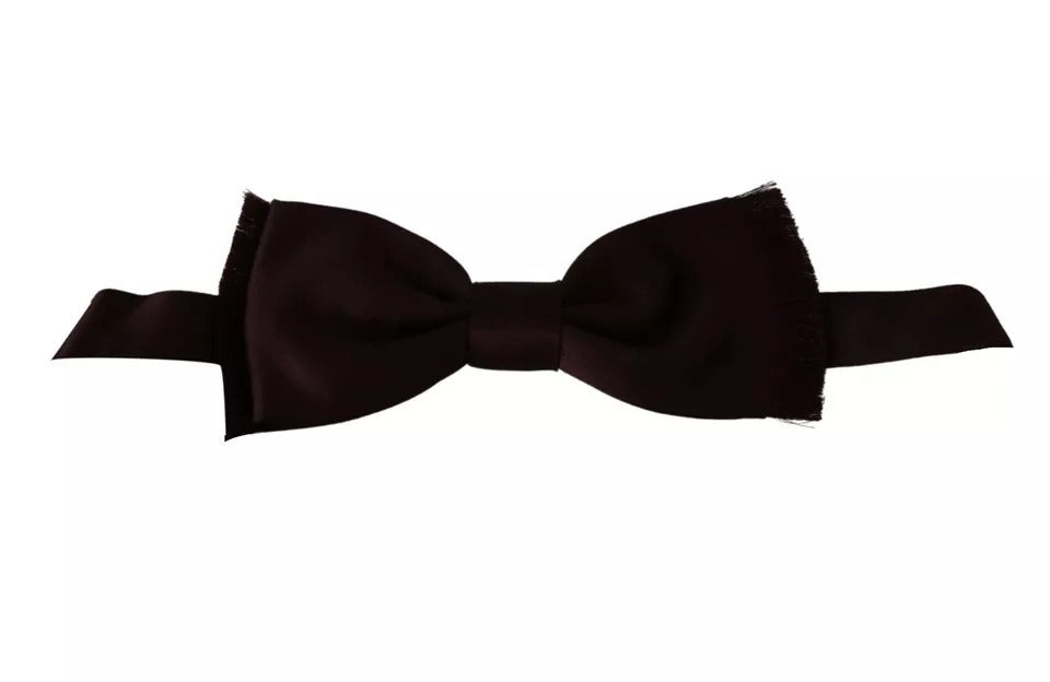 Dolce & Gabbana Bordeaux Red Silk Solid Classic Bowtie – par Dolce & Gabbana | Disponible sur Sandy Store ByNet