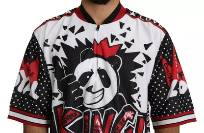 Dolce & Gabbana White King Panda Polyester T-shirt Top – IT44 | XS par Dolce & Gabbana | Disponible sur Sandy Store ByNet