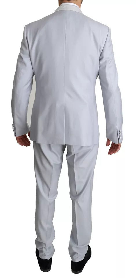 Dolce & Gabbana Light Blue SICILIA Wool 3 Piece Suit – IT52 | XL par Dolce & Gabbana | Disponible sur Sandy Store ByNet