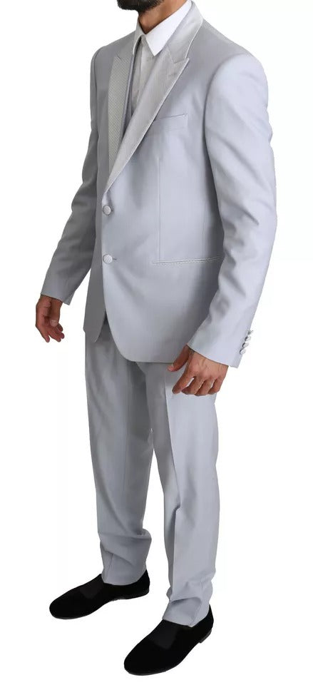 Dolce & Gabbana Light Blue SICILIA Wool 3 Piece Suit – IT52 | XL par Dolce & Gabbana | Disponible sur Sandy Store ByNet