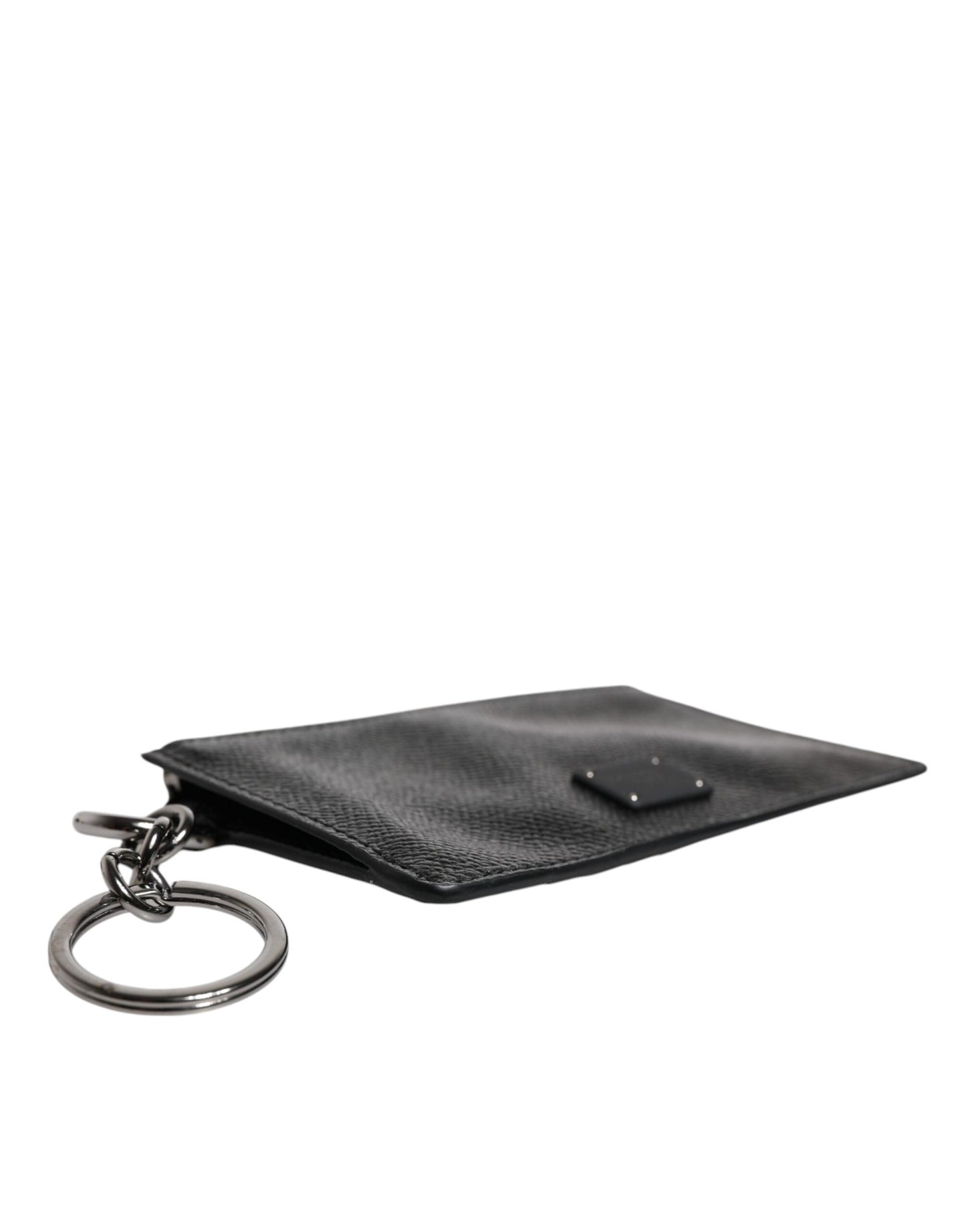 Dolce & Gabbana Black Calfskin Leather DG Logo Card Holder Wallet – par Dolce & Gabbana | Disponible sur Sandy Store ByNet
