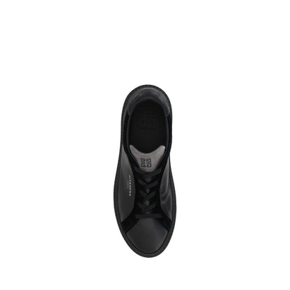 Zapatillas Givenchy de piel negra con diseño G Set