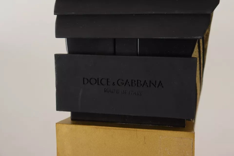 Zapatillas deportivas Dolce &amp; Gabbana Sorrento con estampado de leopardo y purpurina dorada