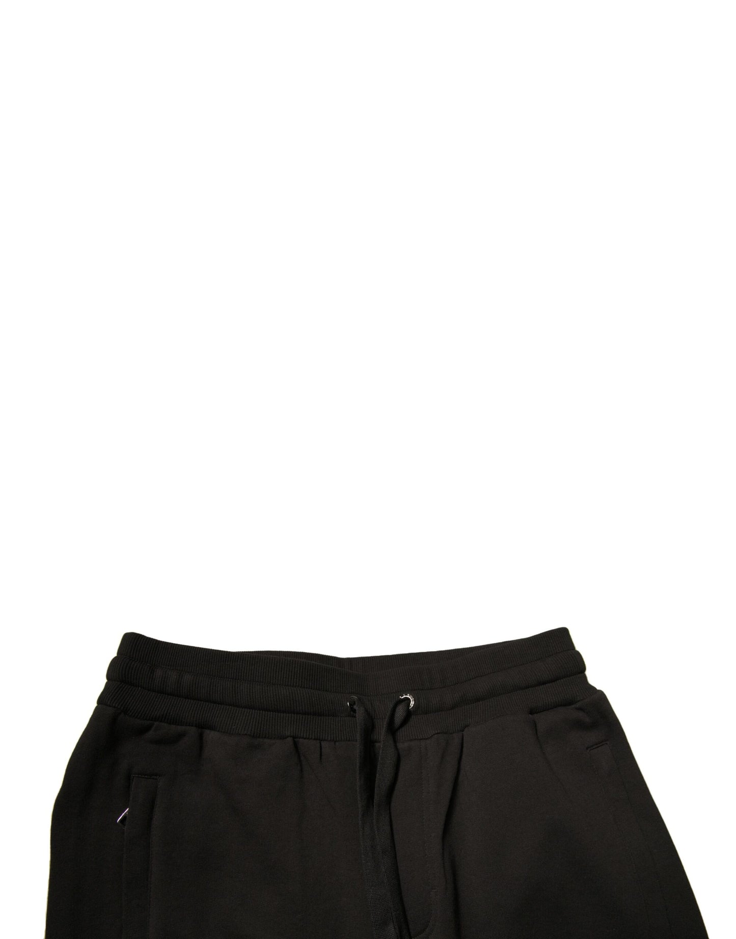 Dolce &amp; Gabbana Black Cotton Jogger Men Sweatpants Pants