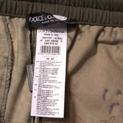 Dolce &amp; Gabbana Multicolor Patchwork Cotton Jogger Sweatpants Pants