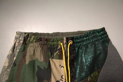 Dolce &amp; Gabbana Multicolor Patchwork Cotton Jogger Sweatpants Pants