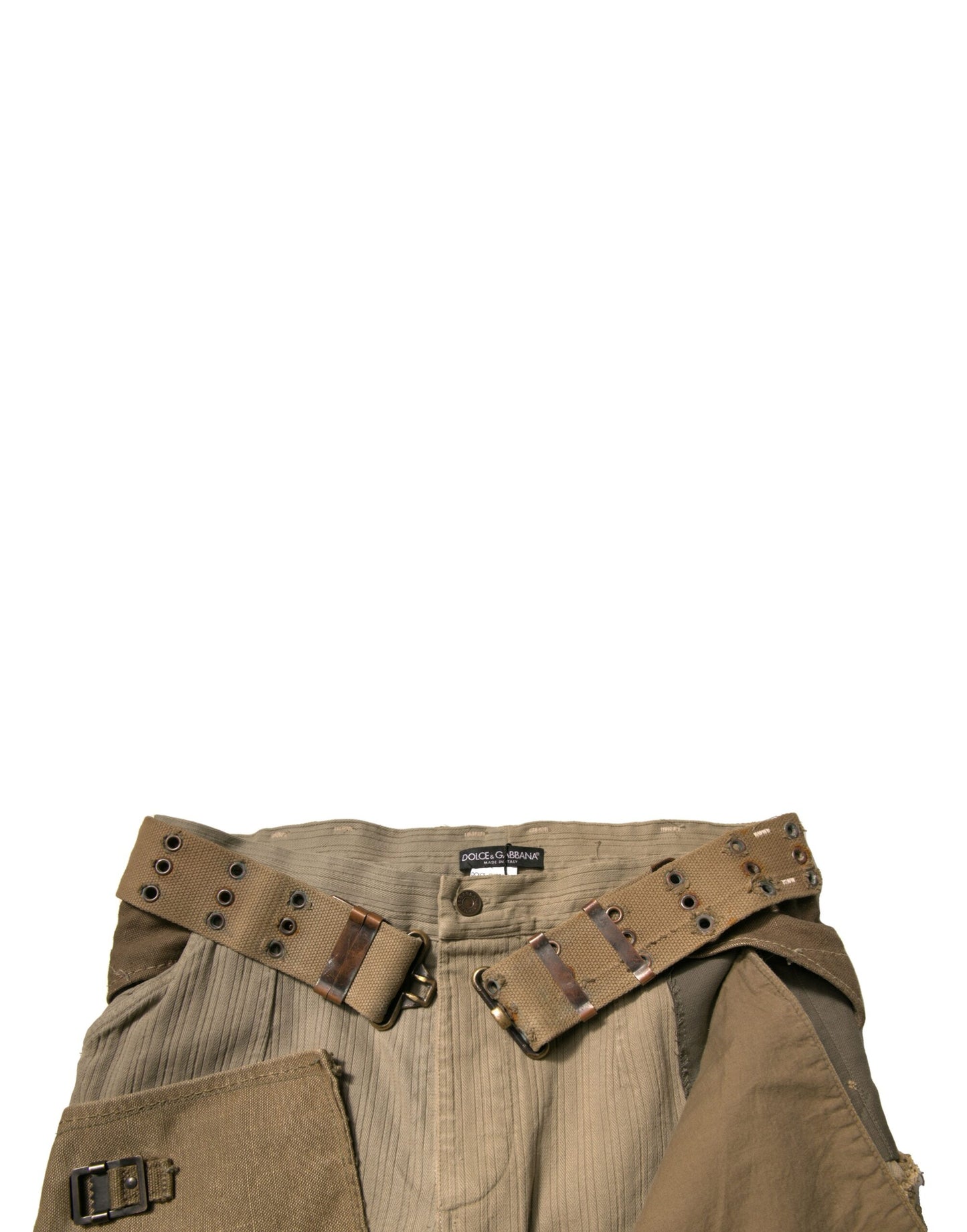 Dolce &amp; Gabbana Multicolor Reconstructed Flight Cargo Pants