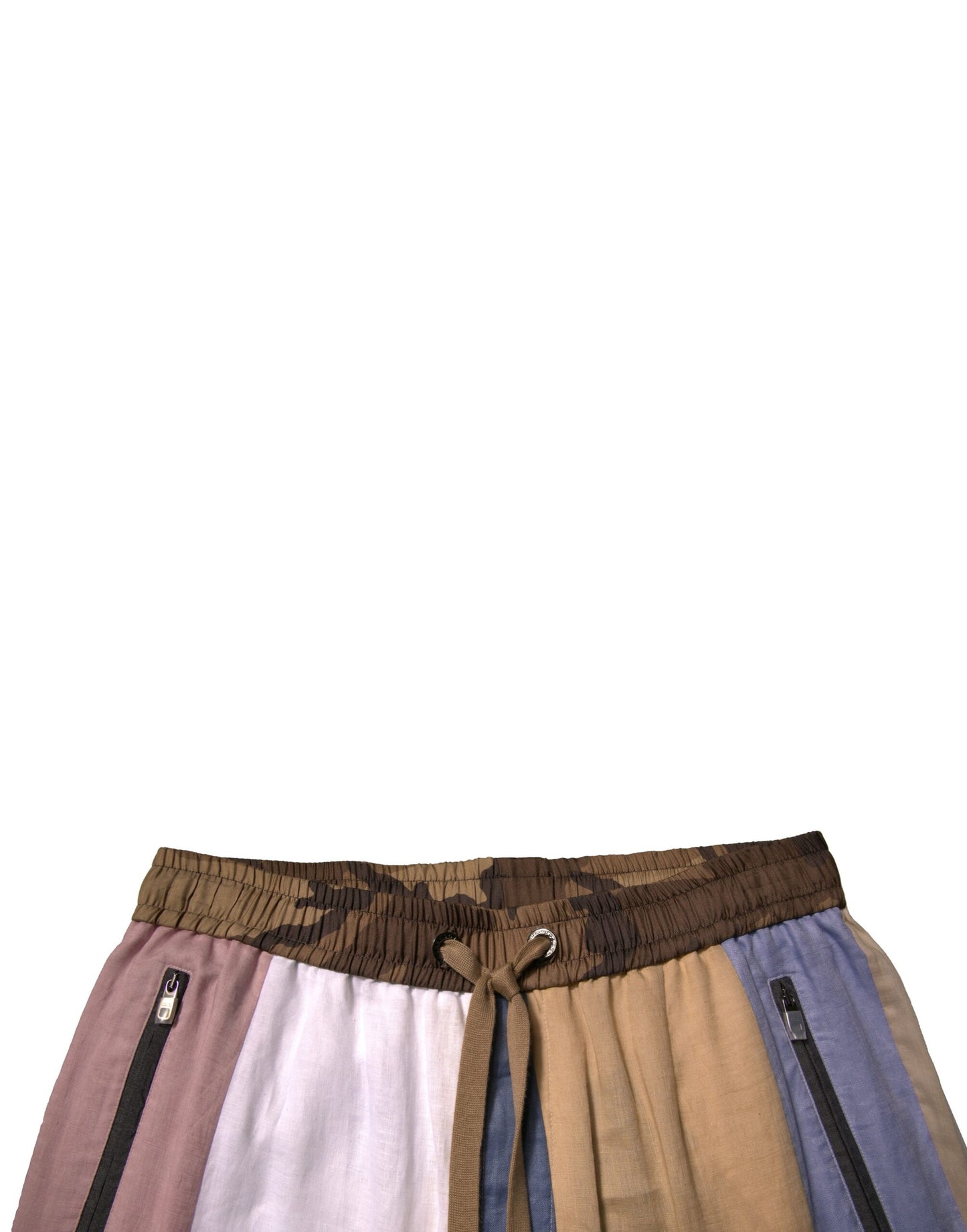 Dolce &amp; Gabbana Multicolor Patchwork Jogger Sweatpants Pants