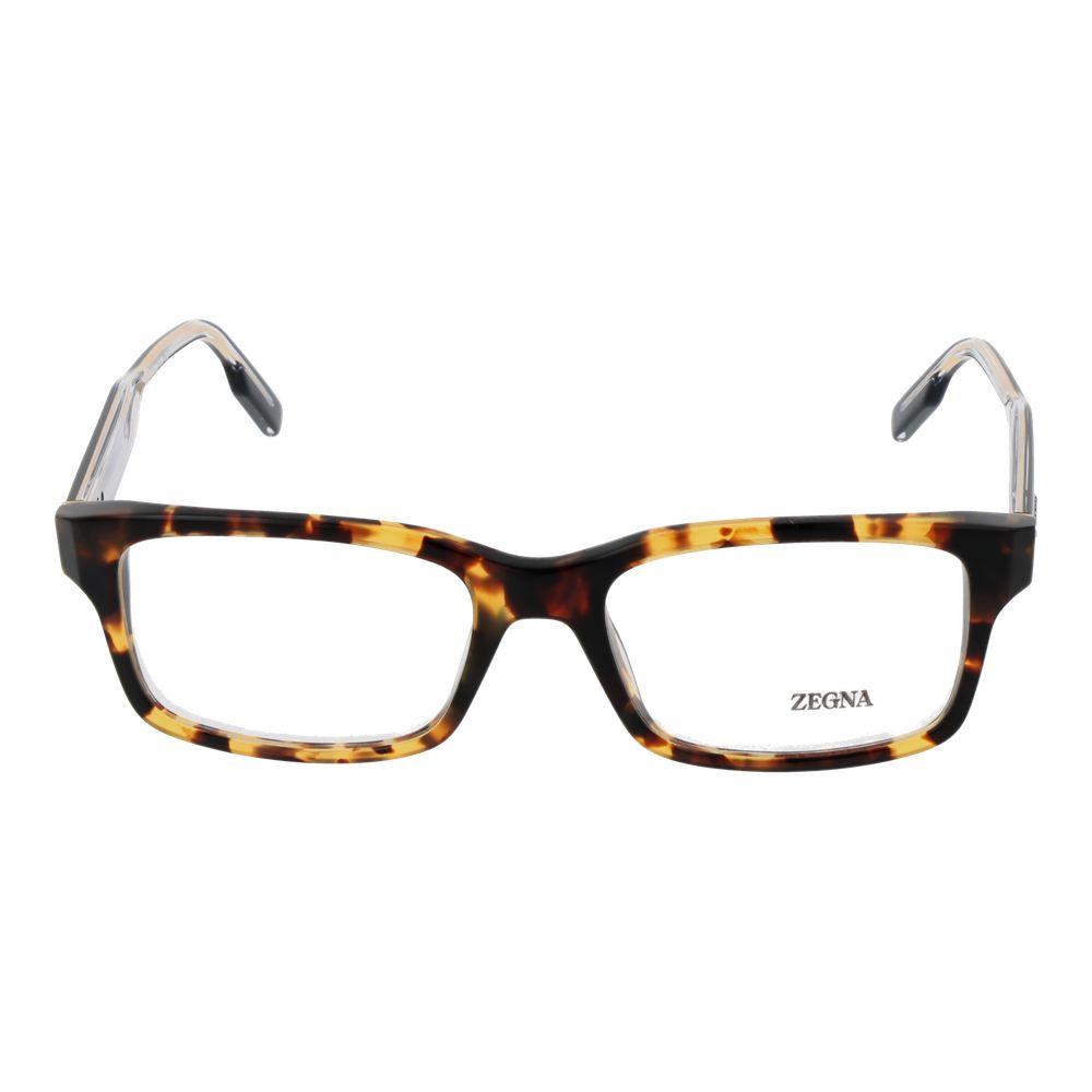 Ermenegildo Zegna Brown Men Glasses Frame
