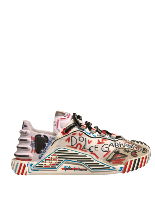 Dolce &amp; Gabbana Zapatillas NS1 de tela de ante multicolor Zapatos