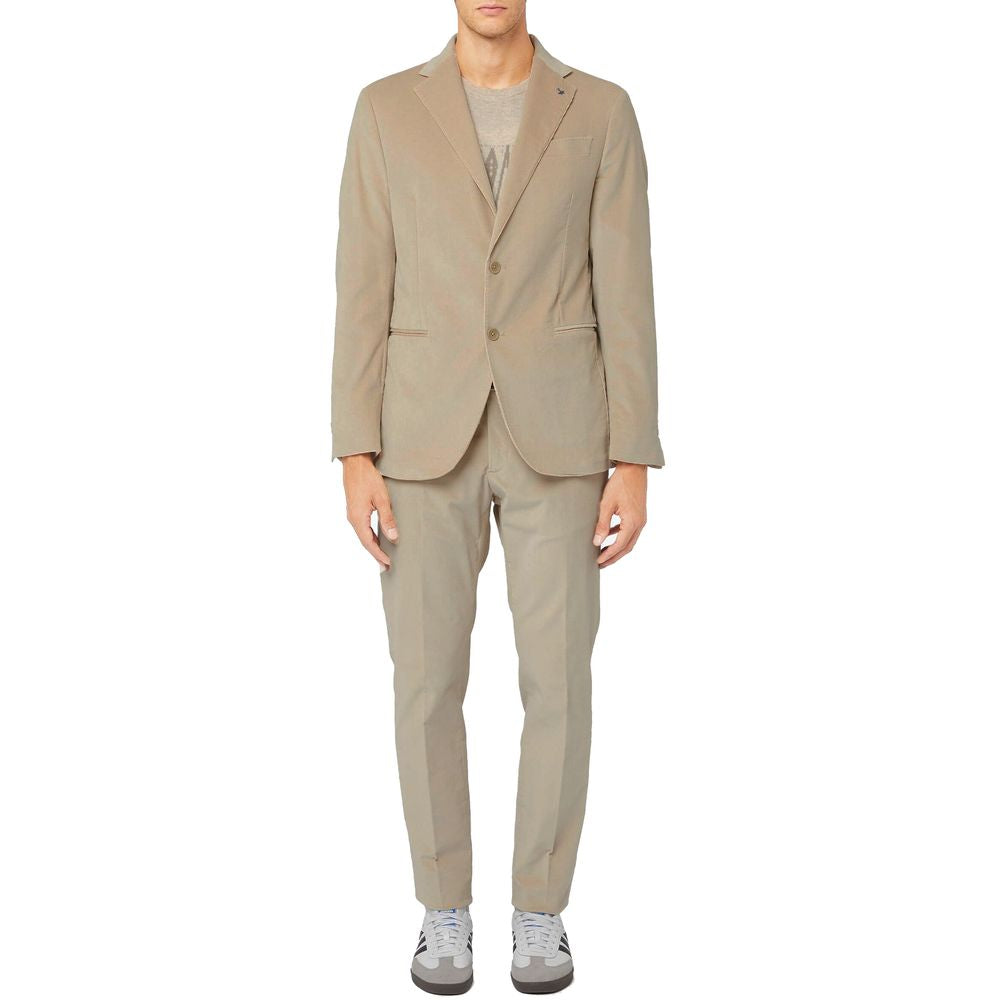 Traje de algodón beige AT.P.CO
