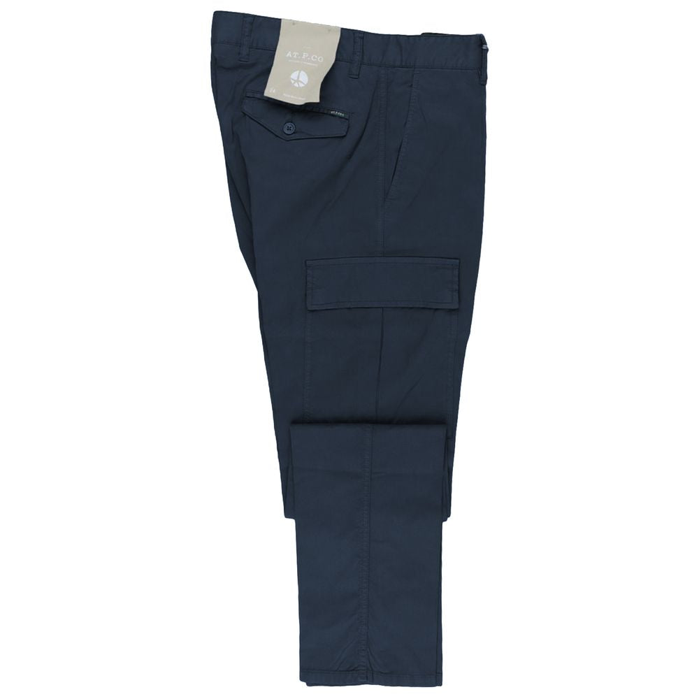Vaqueros y pantalón de algodón azul AT.P.CO