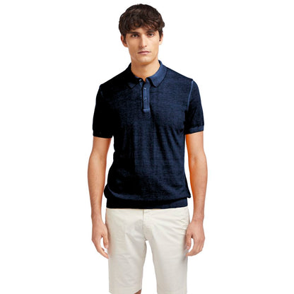 Polo de algodón azul AT.P.CO