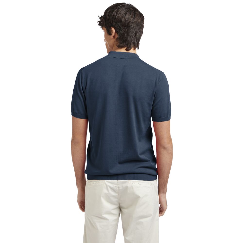Polo de algodón azul AT.P.CO