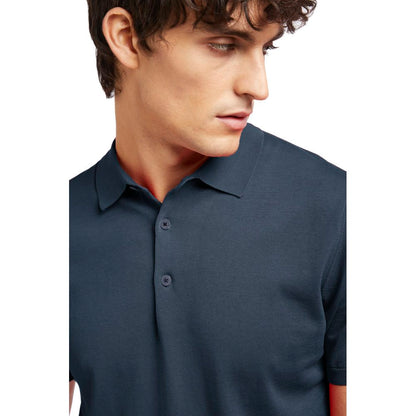 Polo de algodón azul AT.P.CO