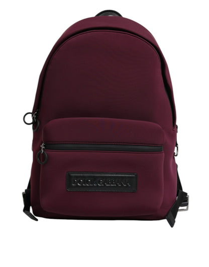 Dolce &amp; Gabbana Bordeaux Montreale Tecnico Textile Sac à dos pour homme