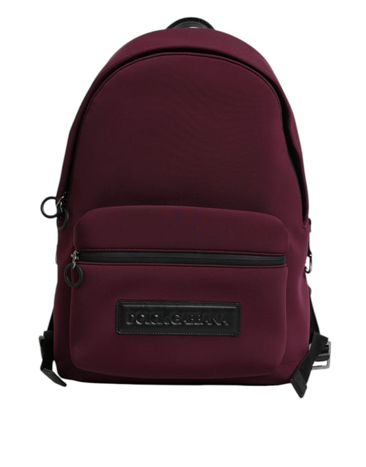 Dolce &amp; Gabbana Bordeaux Montreale Tecnico Textile Sac à dos pour homme