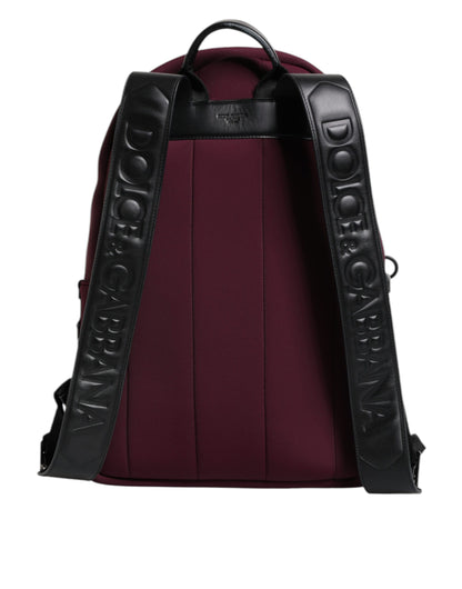 Dolce &amp; Gabbana Bordeaux Montreale Tecnico Textile Sac à dos pour homme