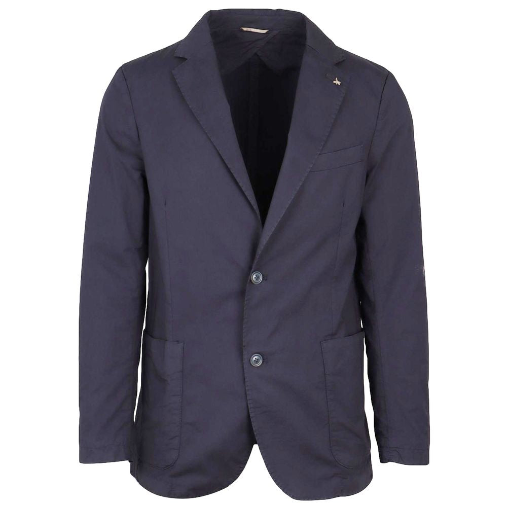 Blazer de algodón azul para mujer de AT.P.CO