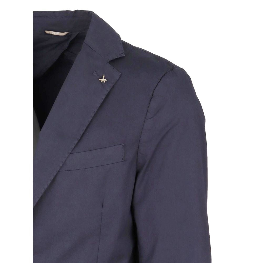 Blazer de algodón azul para mujer de AT.P.CO