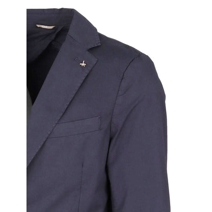 Blazer de algodón azul para mujer de AT.P.CO