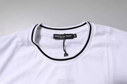 Dolce & Gabbana White Sacred Heart Short Sleeve T-shirt – IT56 | XXL par Dolce & Gabbana | Disponible sur Sandy Store ByNet