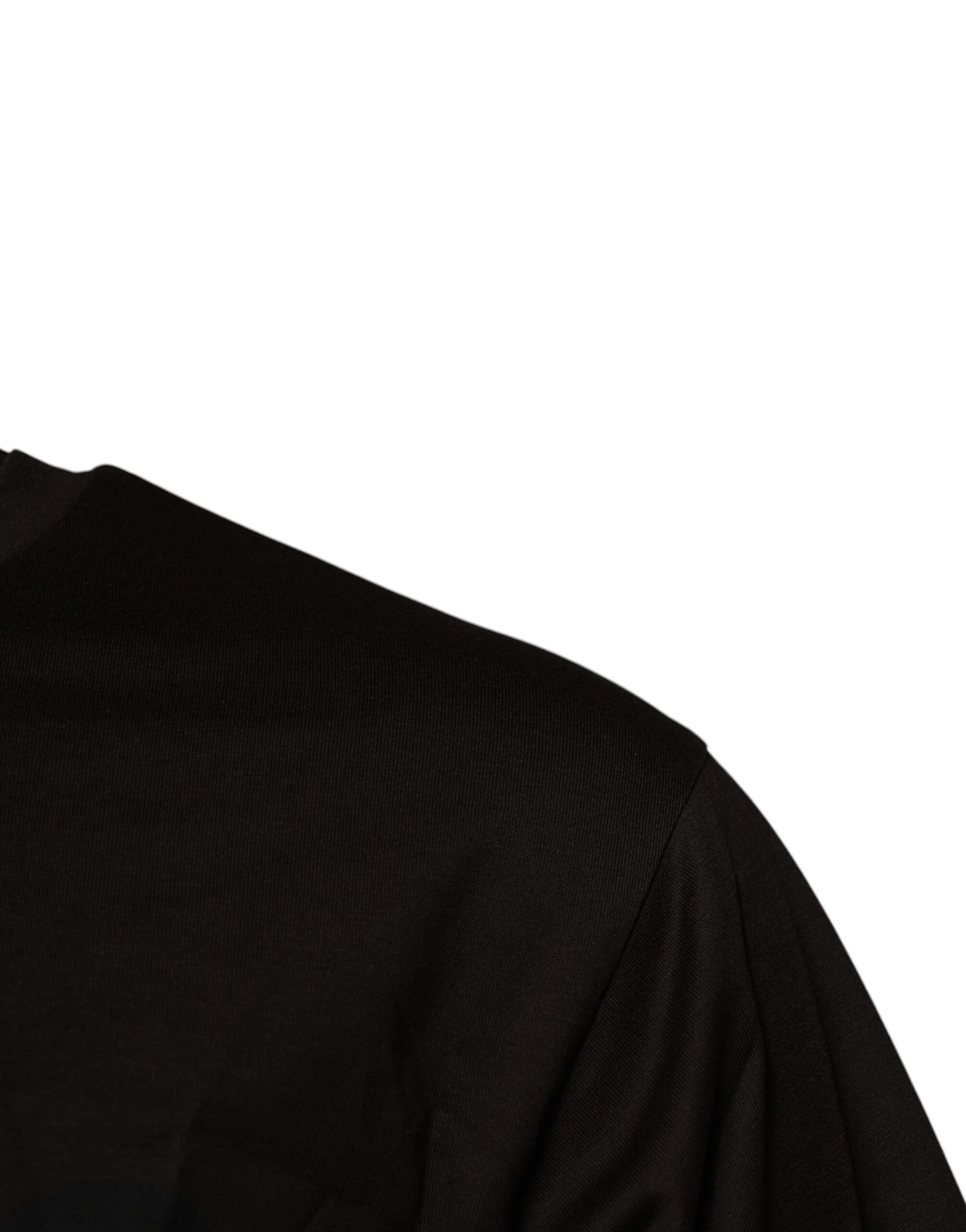 Dolce & Gabbana Dark Brown Logo Cotton Crew Neck T-shirt – IT48 | M par Dolce & Gabbana | Disponible sur Sandy Store ByNet