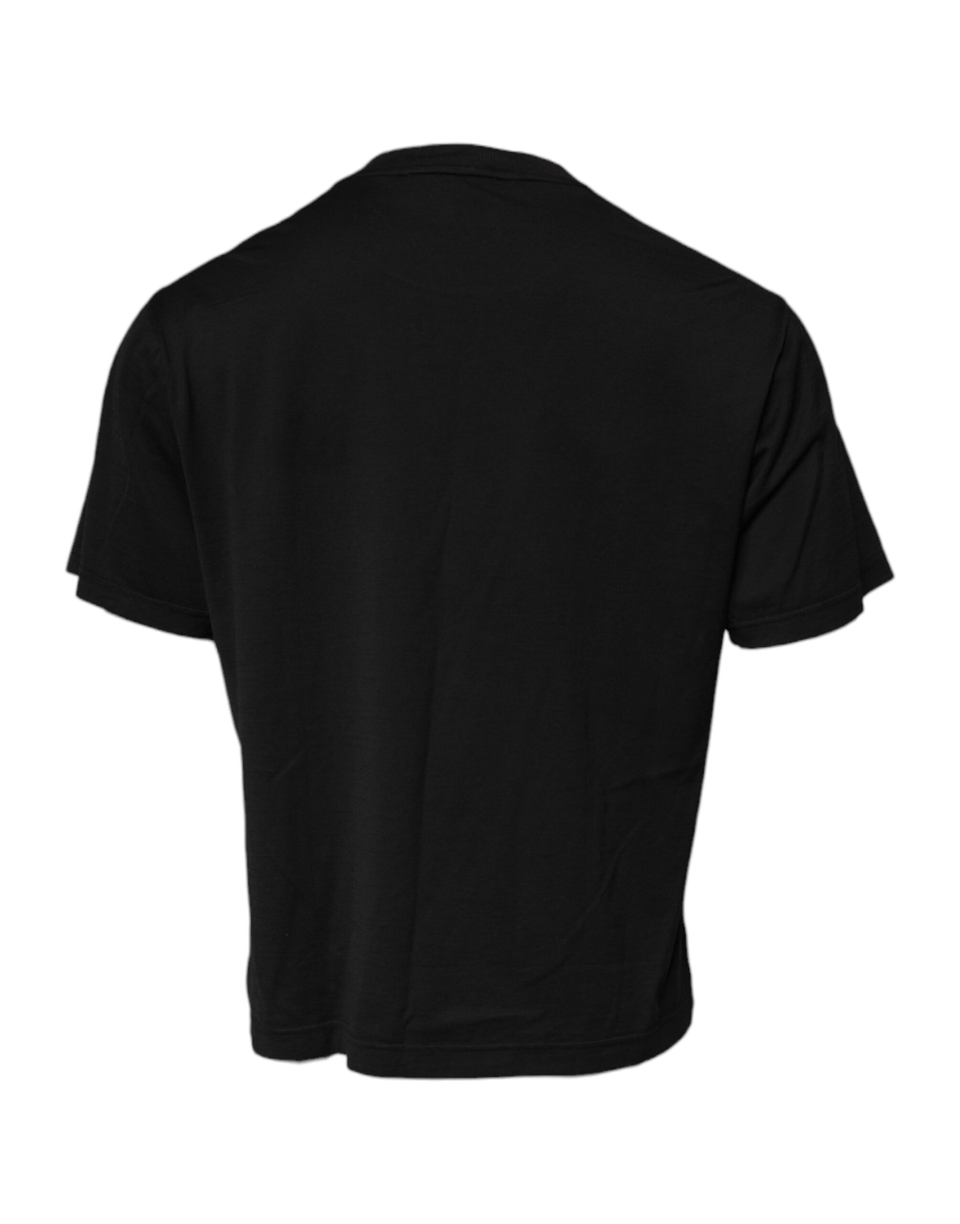 Dolce & Gabbana Black DG Logo Cotton Crew Neck T-shirt – IT44 | XS par Dolce & Gabbana | Disponible sur Sandy Store ByNet