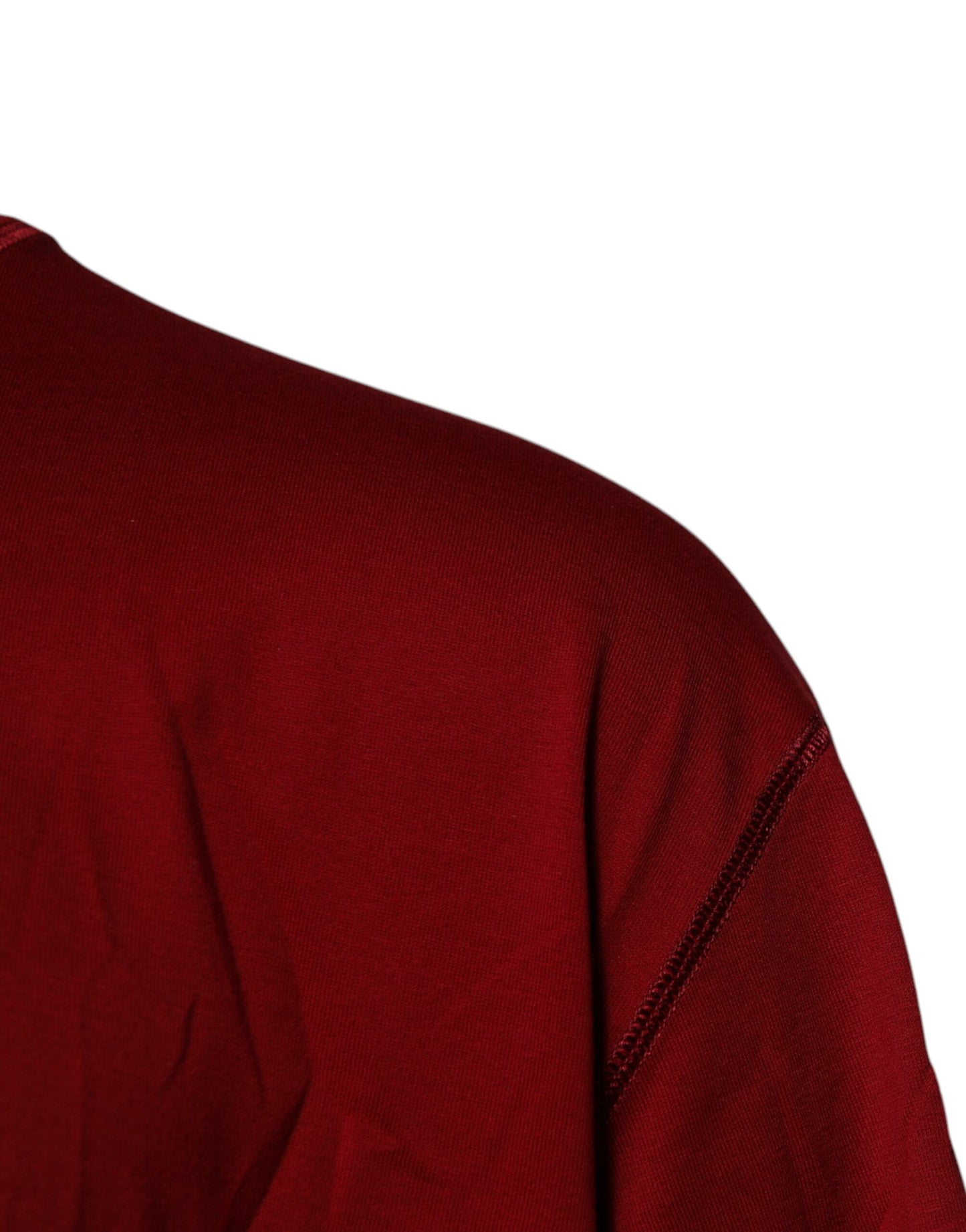 Dolce & Gabbana Red Logo Tape Cotton Crew Neck T-shirt – IT44 | XS par Dolce & Gabbana | Disponible sur Sandy Store ByNet