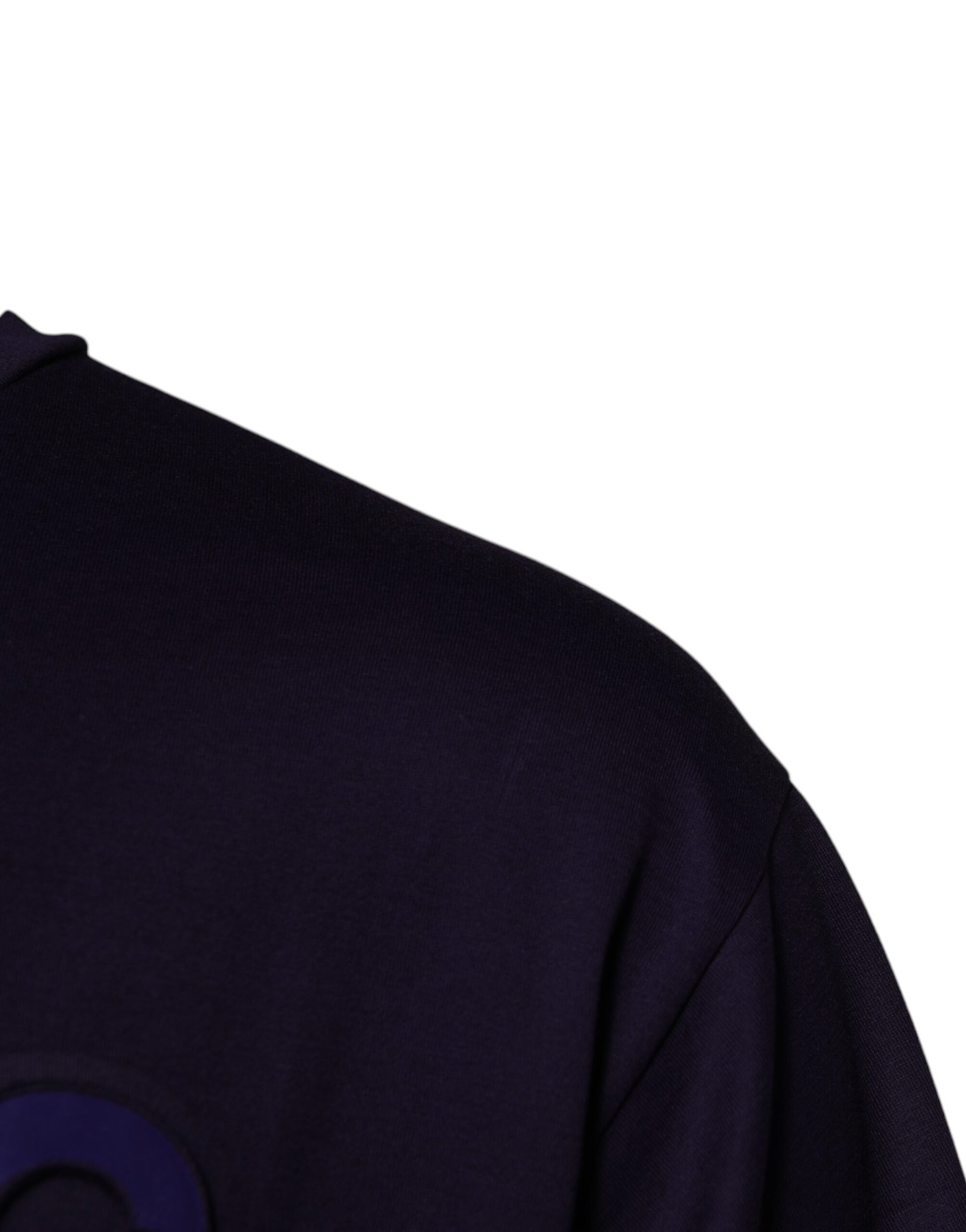 Dolce & Gabbana Navy Blue DG Logo Cotton Crew Neck T-shirt – IT44 | XS par Dolce & Gabbana | Disponible sur Sandy Store ByNet