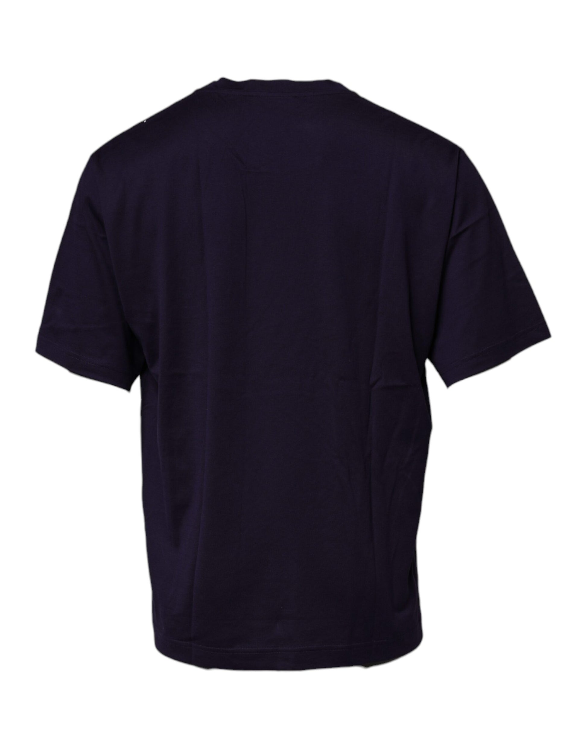 Dolce & Gabbana Navy Blue DG Logo Cotton Crew Neck T-shirt – IT44 | XS par Dolce & Gabbana | Disponible sur Sandy Store ByNet
