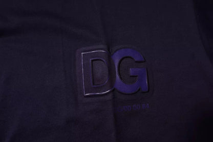 Dolce & Gabbana Navy Blue DG Logo Cotton Crew Neck T-shirt – IT44 | XS par Dolce & Gabbana | Disponible sur Sandy Store ByNet