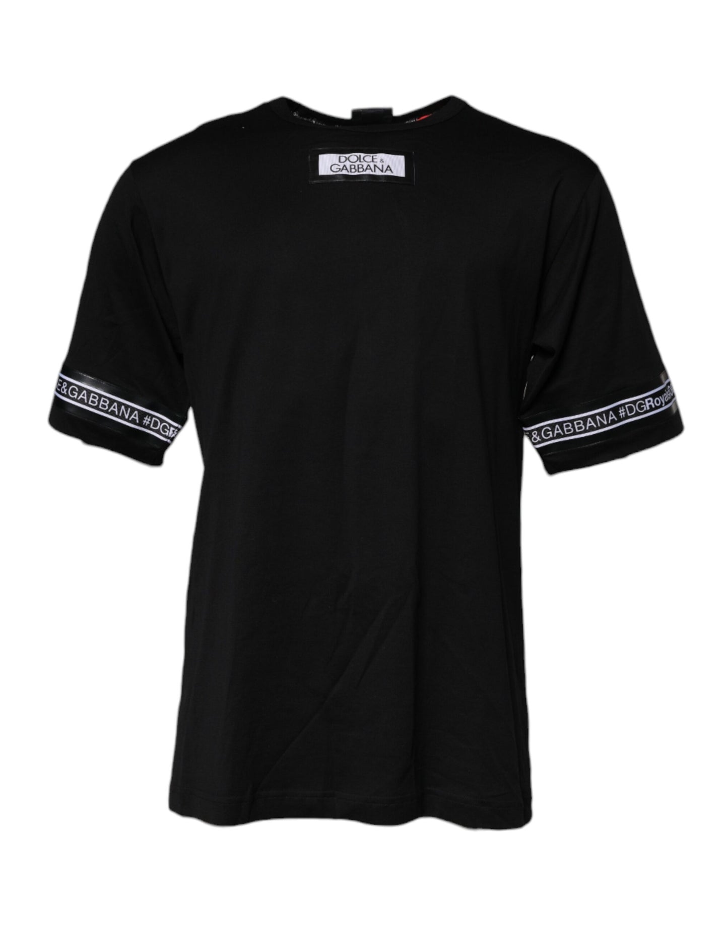 Dolce & Gabbana Black DGMILLENNIALS Cotton Crew Neck T-shirt – IT44 | XS par Dolce & Gabbana | Disponible sur Sandy Store ByNet