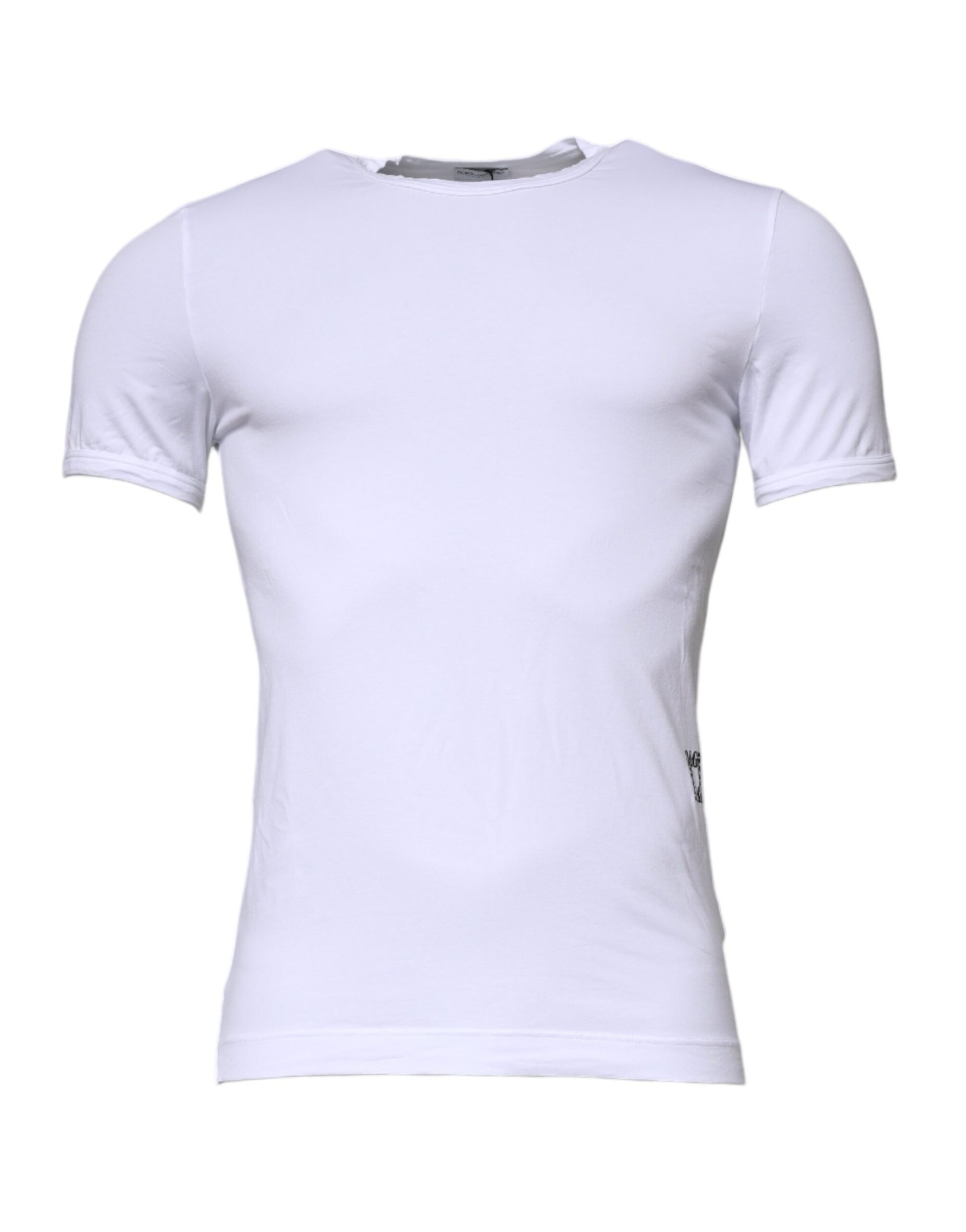 Dolce & Gabbana White Cotton Stretch Crewneck Underwear T-shirt – IT3 | XS par Dolce & Gabbana | Disponible sur Sandy Store ByNet
