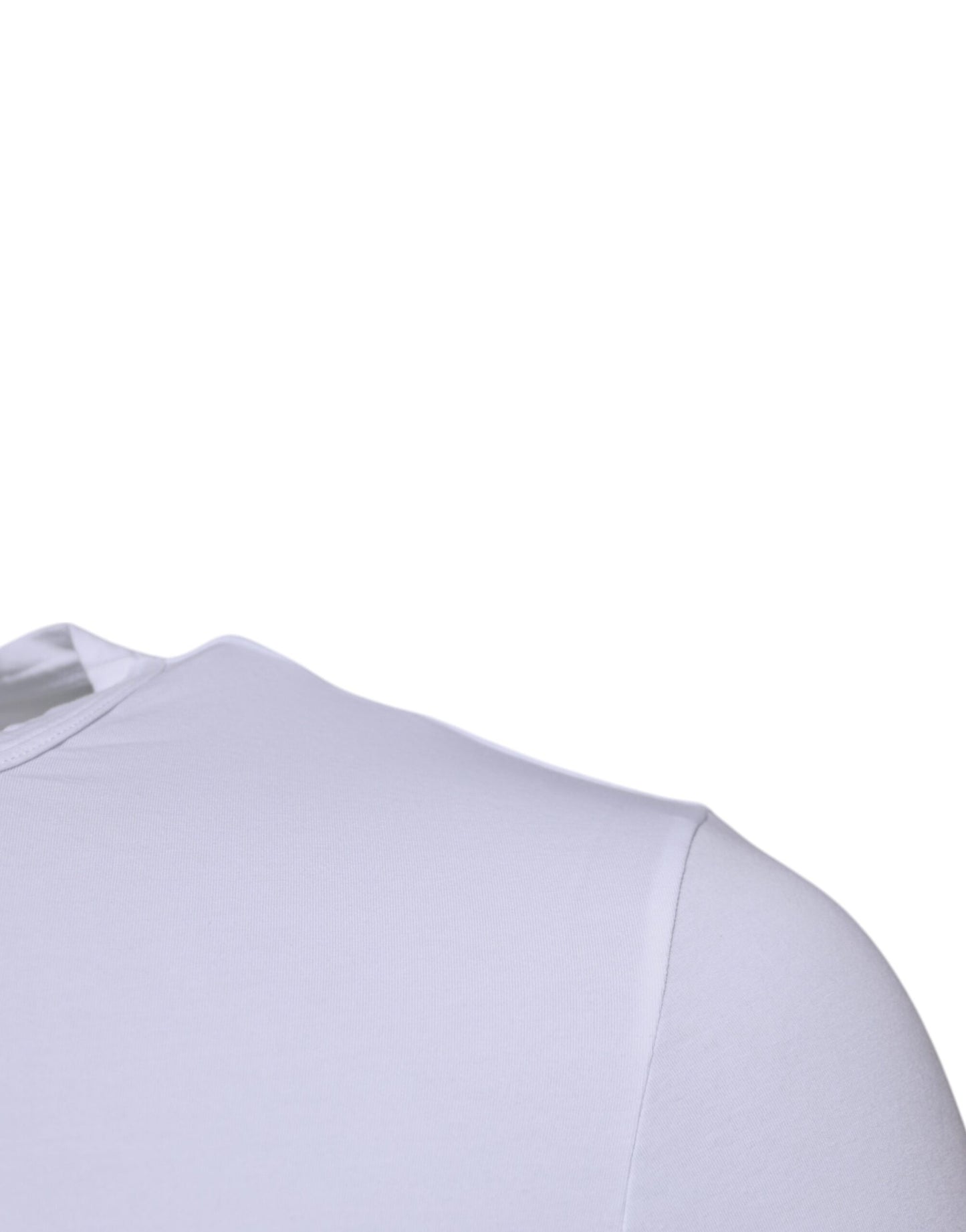 Dolce & Gabbana White Cotton Stretch Crewneck Underwear T-shirt – IT3 | XS par Dolce & Gabbana | Disponible sur Sandy Store ByNet