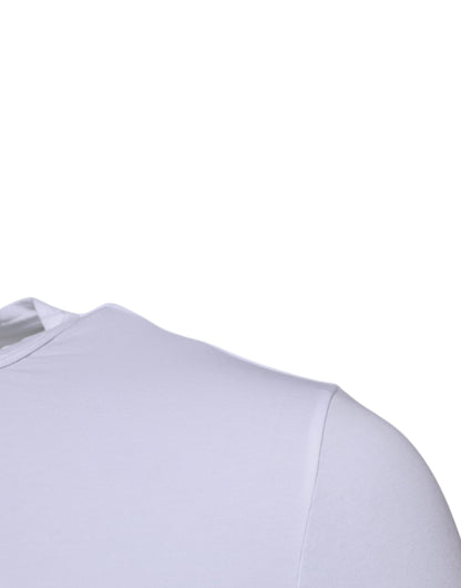 Dolce & Gabbana White Cotton Stretch Crewneck Underwear T-shirt – IT3 | XS par Dolce & Gabbana | Disponible sur Sandy Store ByNet